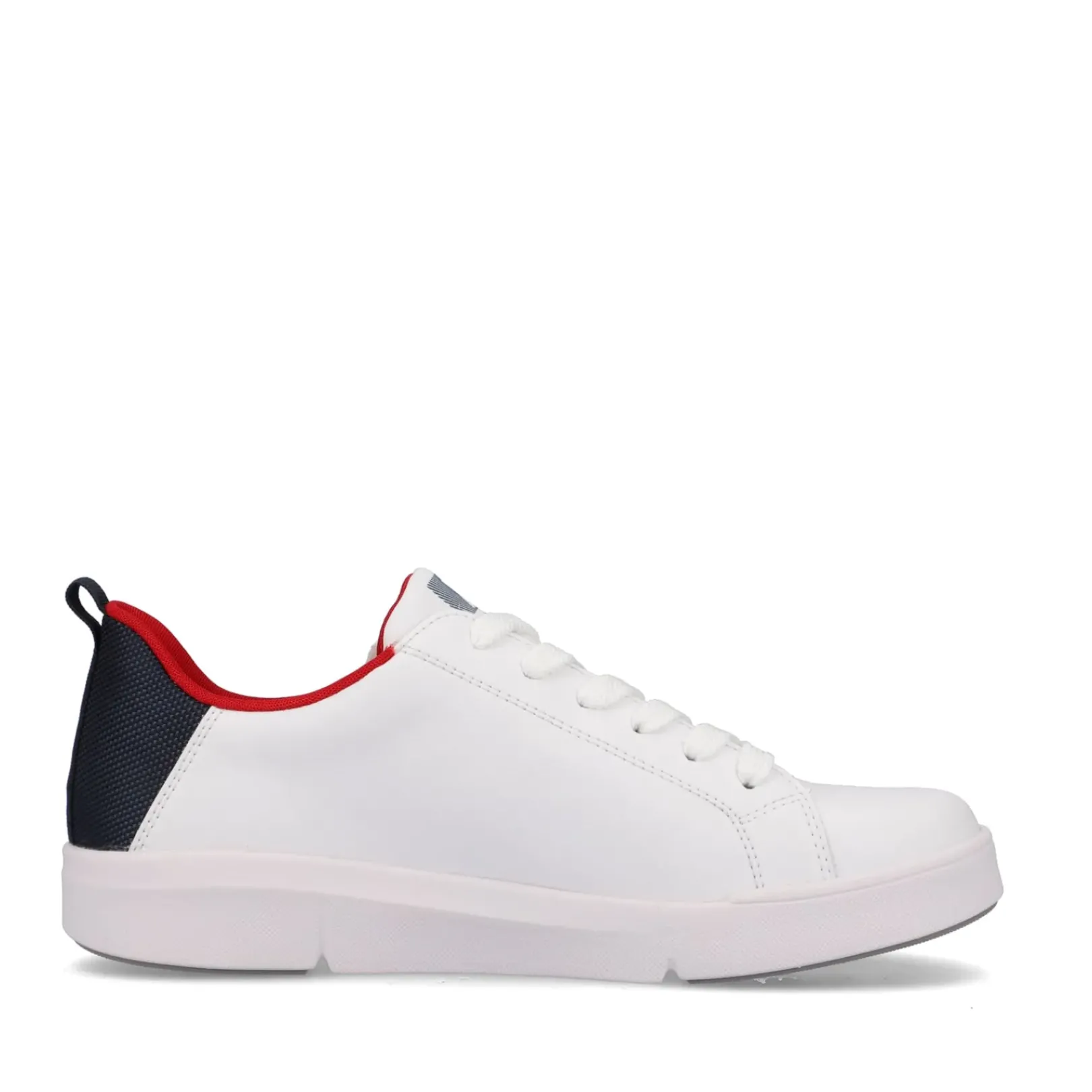 Sale Rieker Damskie Tenisowki Low Snow-White True-Red