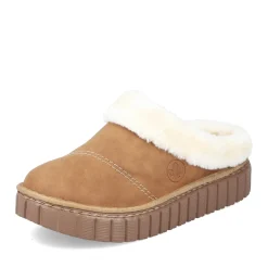 Clearance Rieker Drewniaki Damskie W Kolorze Karmelowo-Brazowym