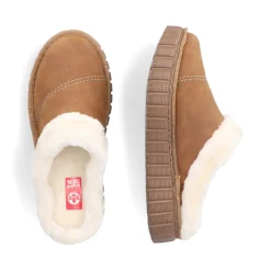 Clearance Rieker Drewniaki Damskie W Kolorze Karmelowo-Brazowym