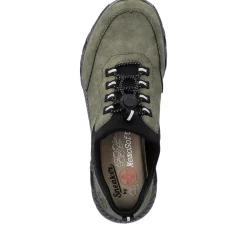 Fashion Rieker Kapcie Damskie Khaki-Czarne