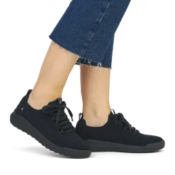 Sale Rieker Kapcie Damskie Midnight Black