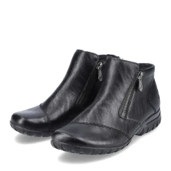 Outlet Rieker Kapcie Damskie , Nocne, Czarne