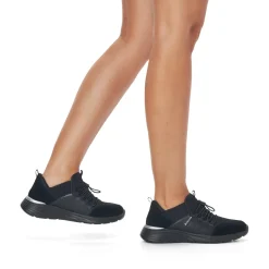 Hot Rieker Kapcie Damskie Shadow Black