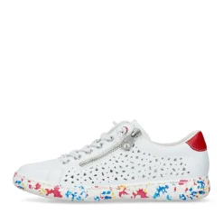 Discount Rieker Kapcie Damskie W Kolorze Star White