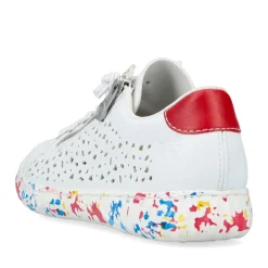 Discount Rieker Kapcie Damskie W Kolorze Star White