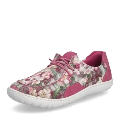 Outlet Rieker Kapcie Damskie W Kolorze Magenta-Multi