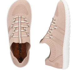 Discount Rieker Kapcie Damskie W Kolorze Starego Rozu