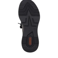 Hot Rieker Kapcie Damskie W Kolorze Glebokiej Czerni Khaki