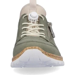 Outlet Rieker Kapcie Damskie W Kolorze Mietowo-Zielonym