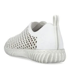 Clearance Rieker Kapcie Damskie W Kolorze Szaro-Bialym