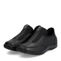 Discount Rieker Kapcie Damskie W Kolorze Ciemnej Czerni