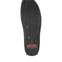 Discount Rieker Kapcie Damskie W Kolorze Ciemnej Czerni
