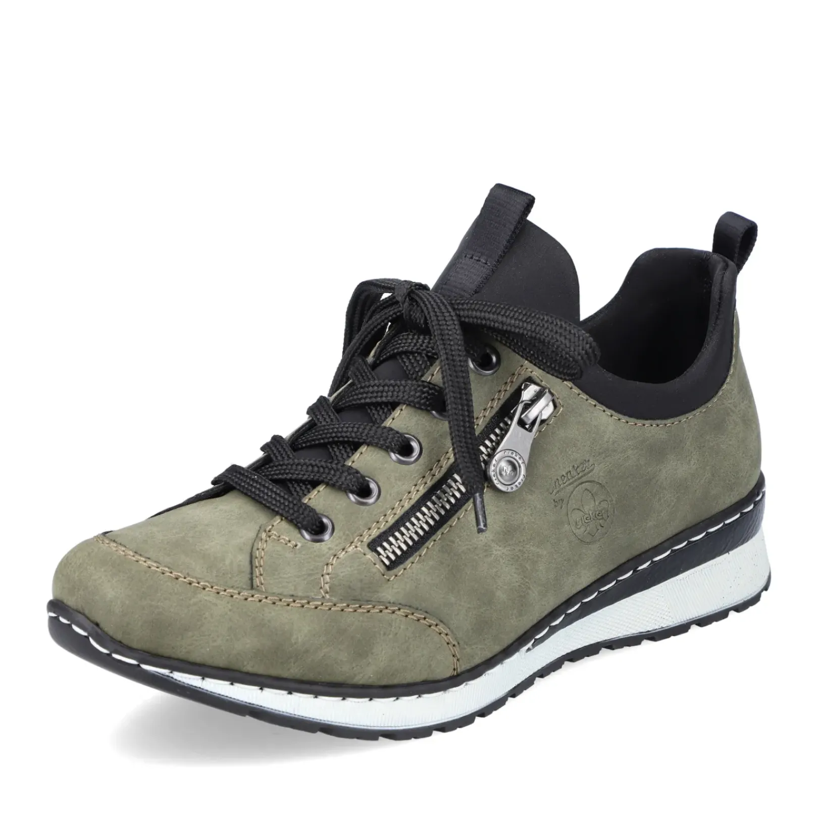 Fashion Rieker Kapcie Damskie W Kolorze Khaki W Kolorze Zielonym