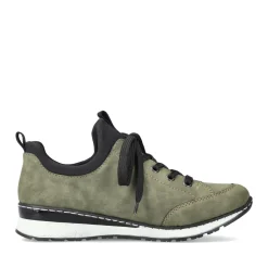Fashion Rieker Kapcie Damskie W Kolorze Khaki W Kolorze Zielonym