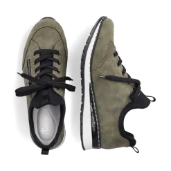Fashion Rieker Kapcie Damskie W Kolorze Khaki W Kolorze Zielonym