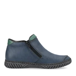 Clearance Rieker Kapcie Damskie W Kolorze Blekitu Pacyfiku