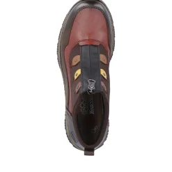 Clearance Rieker Kapcie Damskie W Kolorze Czarno-Winnym