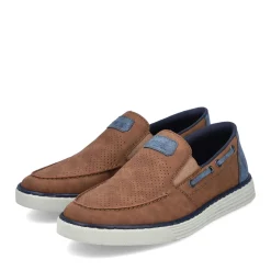 Fashion Rieker Kapcie Meskie , Drewnobrazowe