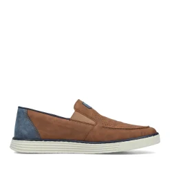 Fashion Rieker Kapcie Meskie , Drewnobrazowe