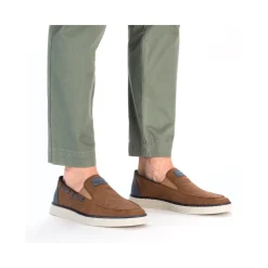 Fashion Rieker Kapcie Meskie , Drewnobrazowe