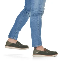 Hot Rieker Kapcie Meskie W Kolorze Lesnej Zieleni