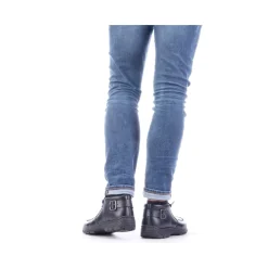 Discount Rieker Kapcie Meskie W Kolorze Czarnym, Blyszczacym