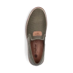 New Rieker Kapcie Meskie W Kolorze Khaki