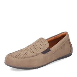 Fashion Rieker Kapcie Meskie W Kolorze Cynamonowo-Brazowym