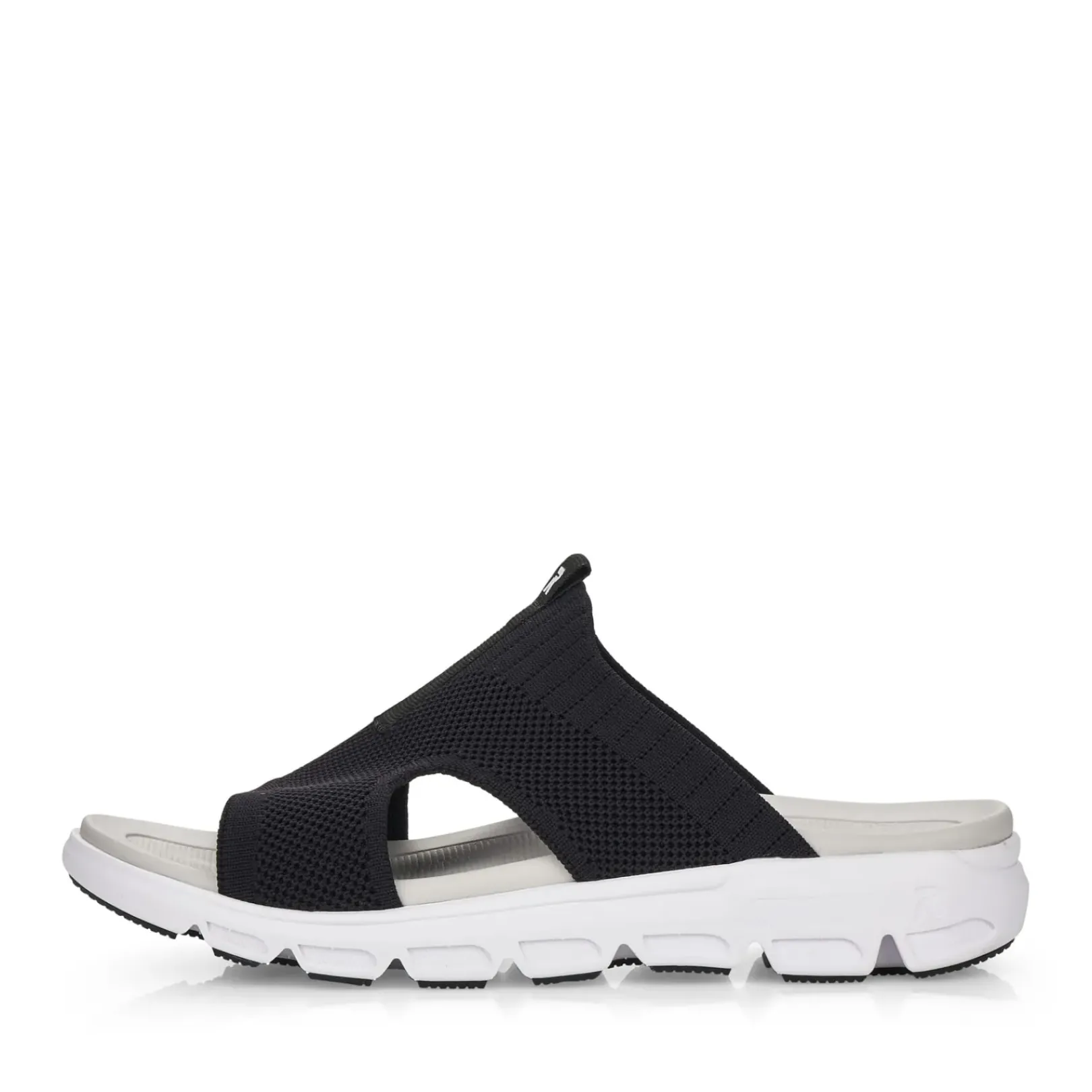 Fashion Rieker Klapki Damskie Deep Black