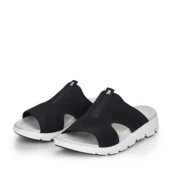 Fashion Rieker Klapki Damskie Deep Black