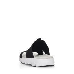 Fashion Rieker Klapki Damskie Deep Black