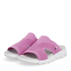 New Rieker Klapki Damskie Flamingo Rozowe