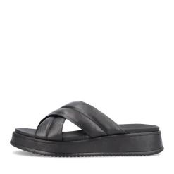 Sale Rieker Klapki Damskie Midnight Black