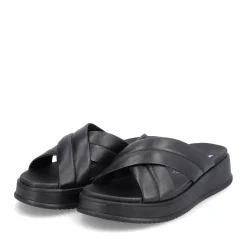Sale Rieker Klapki Damskie Midnight Black