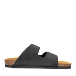 Clearance Rieker Klapki Damskie , Nocne, Czarne