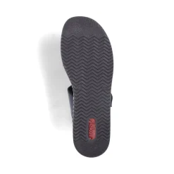 Outlet Rieker Klapki Damskie W Kolorze Pacific Blue