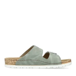 Discount Rieker Klapki Damskie W Kolorze Khaki