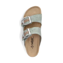 Discount Rieker Klapki Damskie W Kolorze Khaki