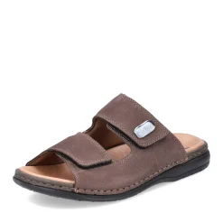 Clearance Rieker Klapki Meskie , Kawowo-Brazowe