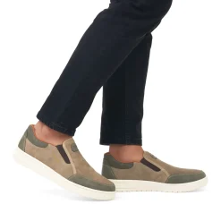 Clearance Rieker Klapki Meskie W Kolorze Brazowo-Bezowym