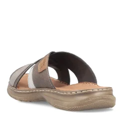 Discount Rieker Klapki Meskie W Kolorze Brazowo-Szarym