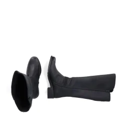 Clearance Rieker Kozaki Damskie Z Wysoka Cholewka, Czarne