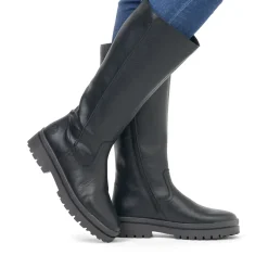 Best Rieker Kozaki Damskie Z Wysoka Cholewka, Czarne