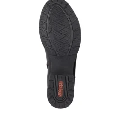 Clearance Rieker Kozaki Damskie Z Wysoka Cholewka, Czarne