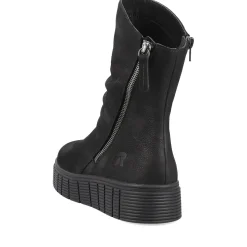 Discount Rieker Krotkie Botki Damskie Deep Black