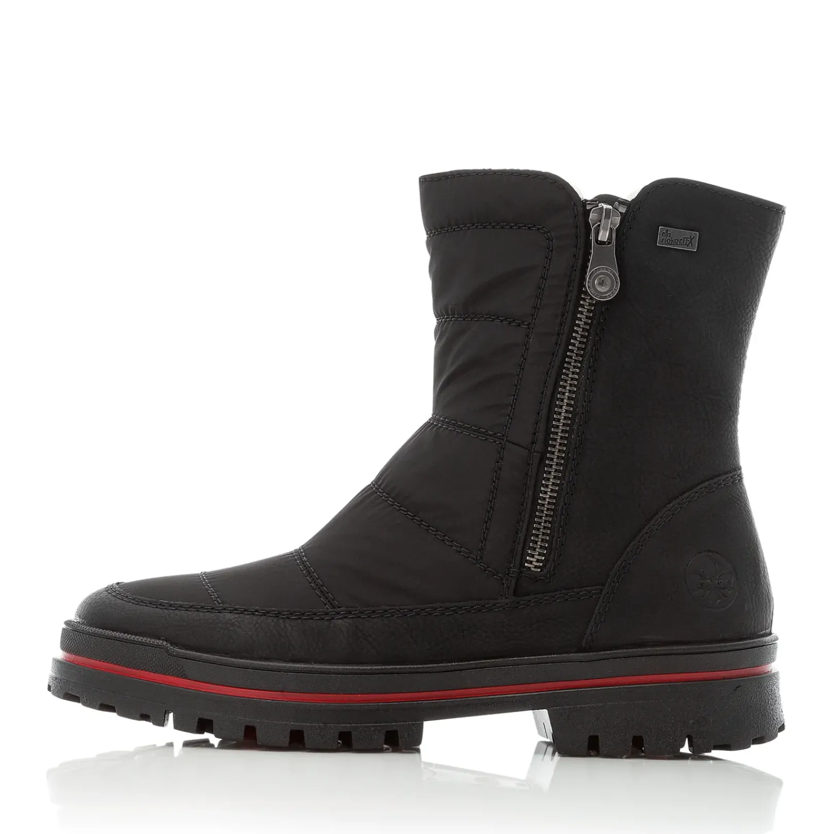 Discount Rieker Krotkie Botki Damskie , Nocne, Czarne