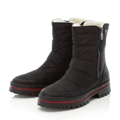 Discount Rieker Krotkie Botki Damskie , Nocne, Czarne