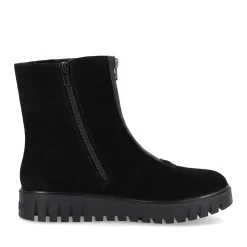 Fashion Rieker Krotkie Botki Damskie , Nocne, Czarne