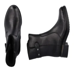 New Rieker Krotkie Botki Damskie , Nocne, Czarne