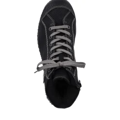 Clearance Rieker Krotkie Botki Damskie , Nocne, Czarne